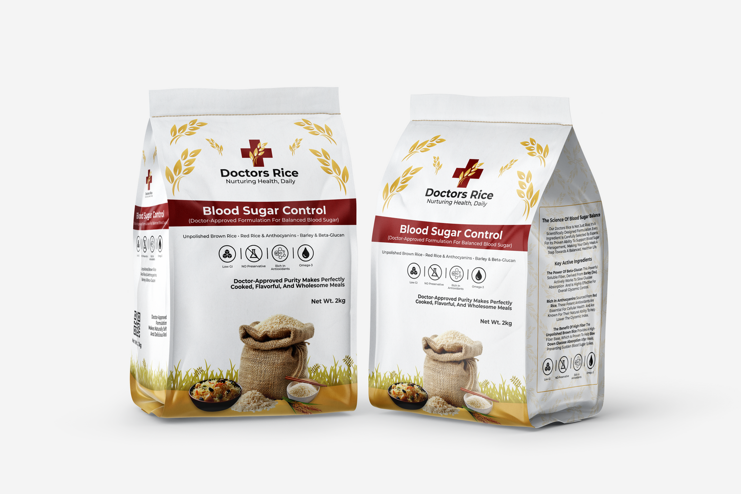 Doctors Rice Blood Sugar Control - Low GI Rice for Diabetes Management