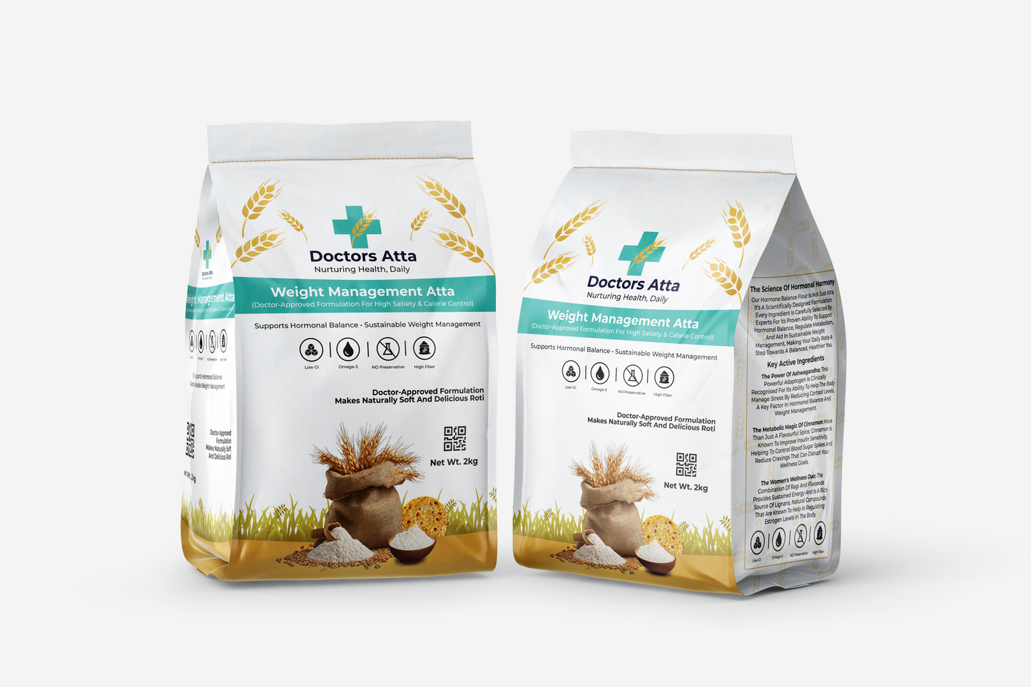 Weight Management Aata - Fiber-Rich Whole Wheat