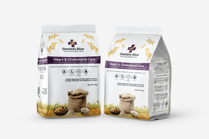 Doctors Rice Heart & Cholesterol Care - Black Rice & Flaxseed Blend