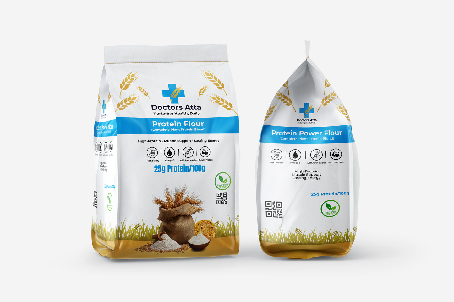 DoctorsAtta Protein Flour - Plant Protein Blend