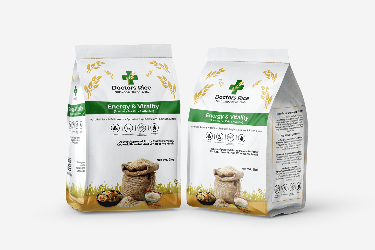 Doctors Rice Energy & Vitality - Fortified Rice for Kids & Athletes