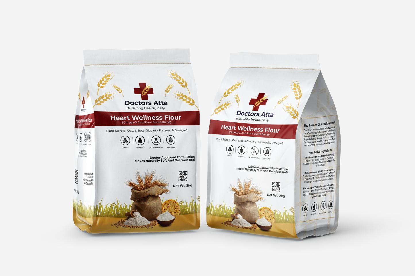 Heart Wellness Aata | Omega-3 & Plant Sterol Blend
