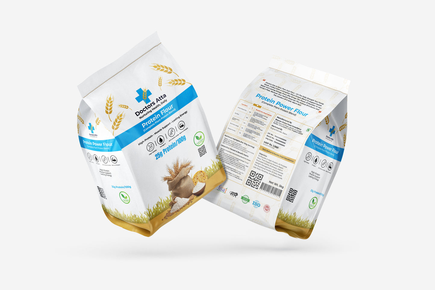 DoctorsAtta Protein Flour - Plant Protein Blend