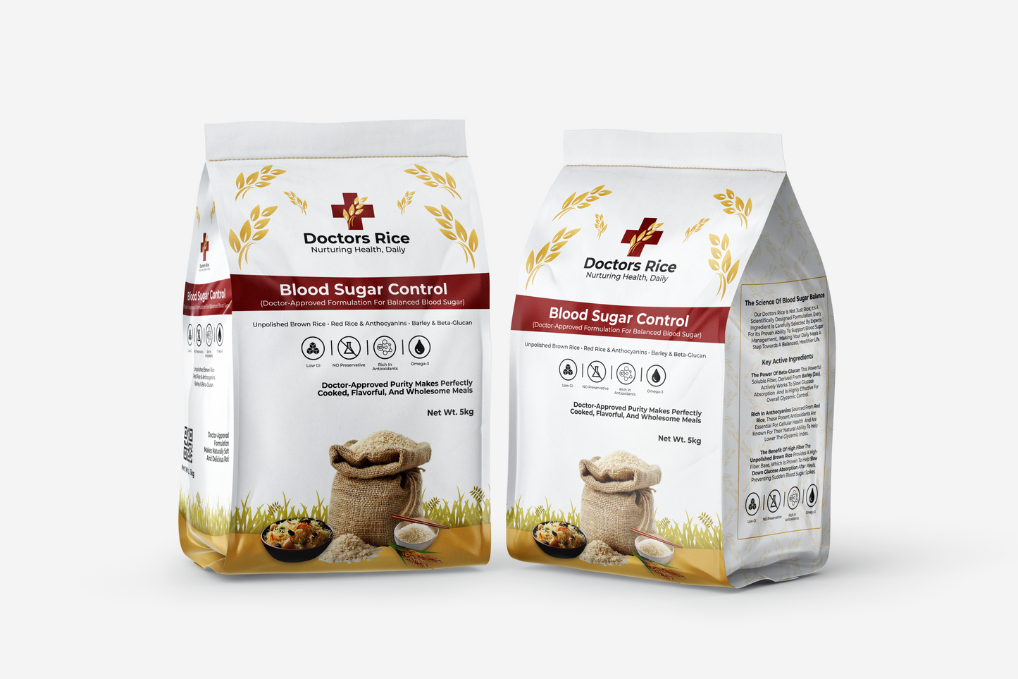 Doctors Rice Blood Sugar Control - Low GI Rice for Diabetes Management