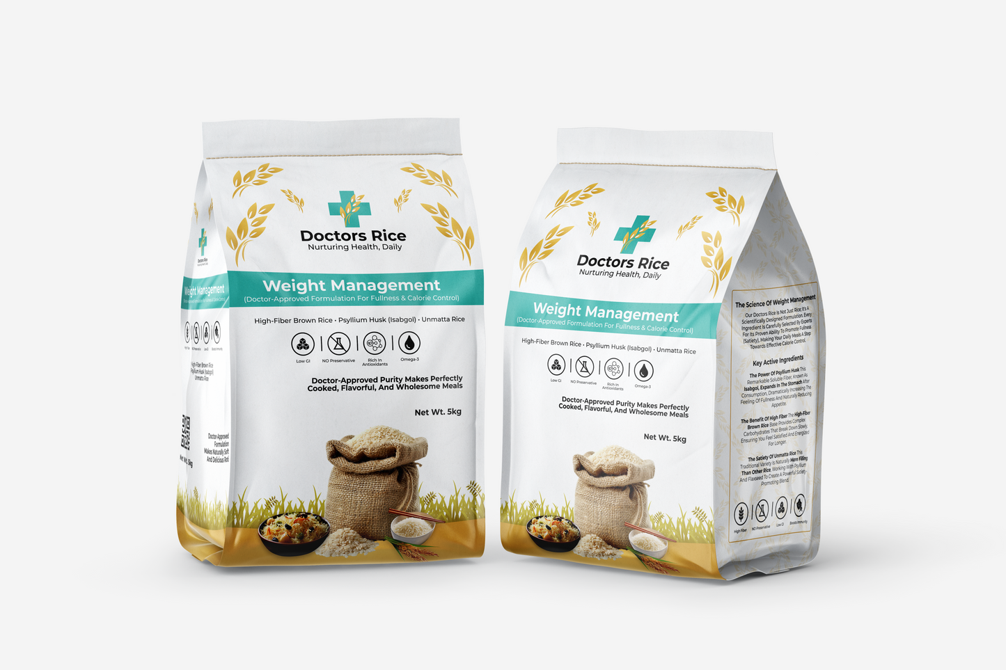 Doctors Rice Weight Management - High-Fiber Rice for Satiety