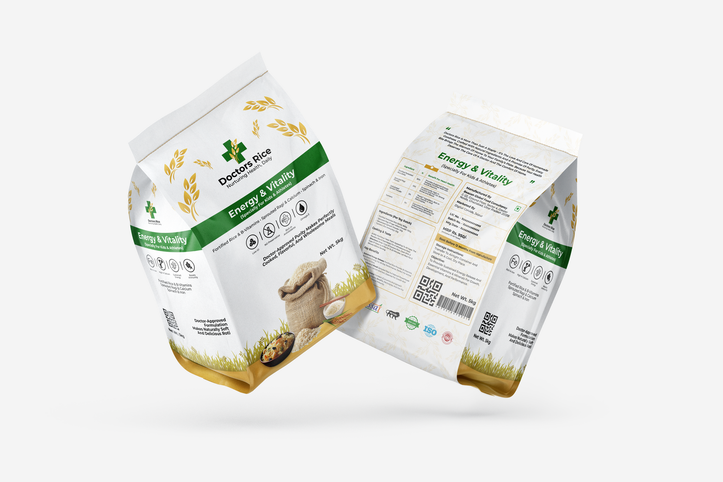 Doctors Rice Energy & Vitality - Fortified Rice for Kids & Athletes
