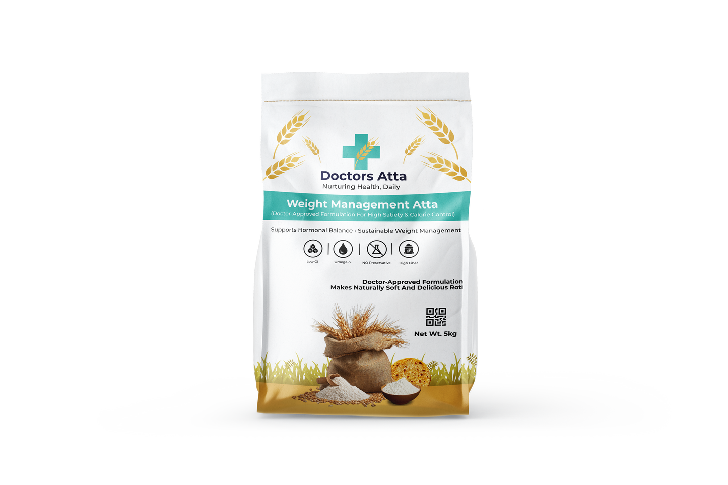 Weight Management Aata - Fiber-Rich Whole Wheat