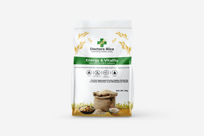 Doctors Rice Energy & Vitality - Fortified Rice for Kids & Athletes