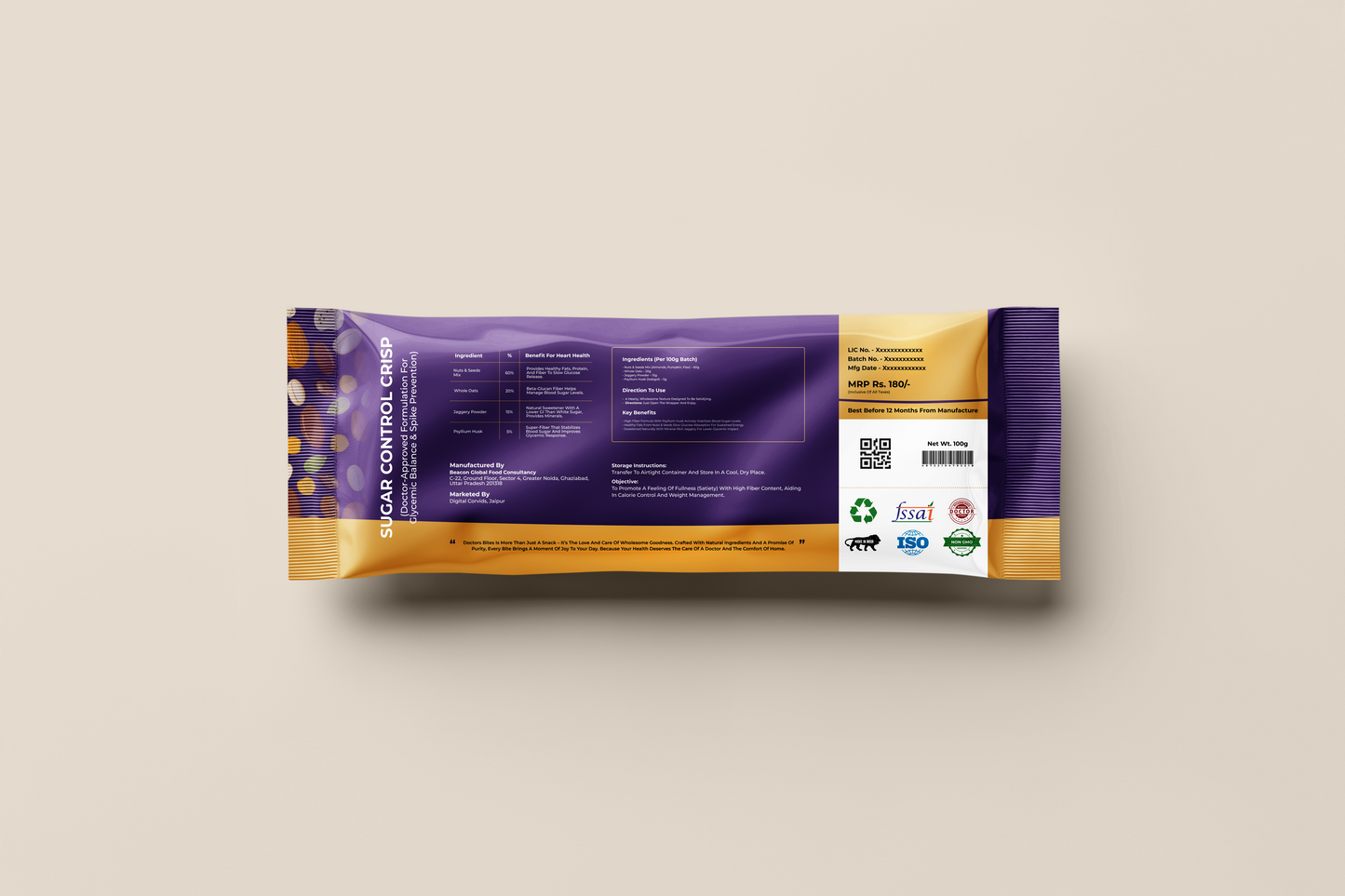 Doctors Bite Sugar Control Wafer