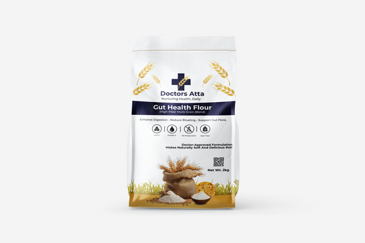 Gut Health Aata | High-Fiber Multi-Grain & Probiotic Blend